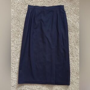Sag Harbor Classic Blue Pencil Skirt